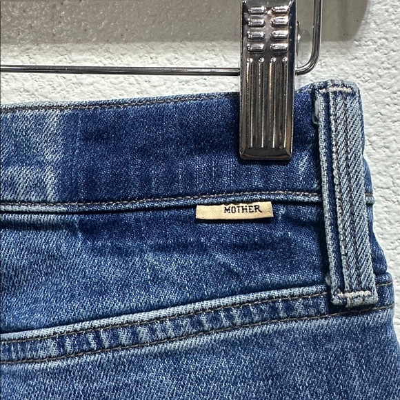 MOTHER SUPERIOR High Waisted Skimp Jeans in Blue - Picture 12 of 13
